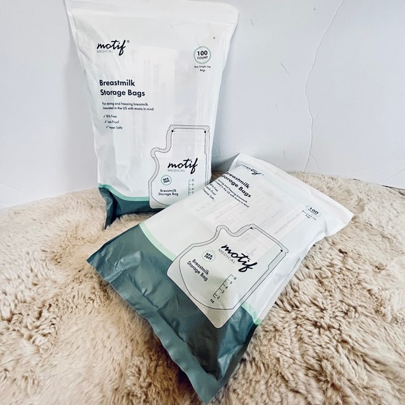 Motif Medical Handbags - Motif Medical Breastmilk Storage Bags 100 Count 8 oz BPA-Free Leak-Proof 2 packs